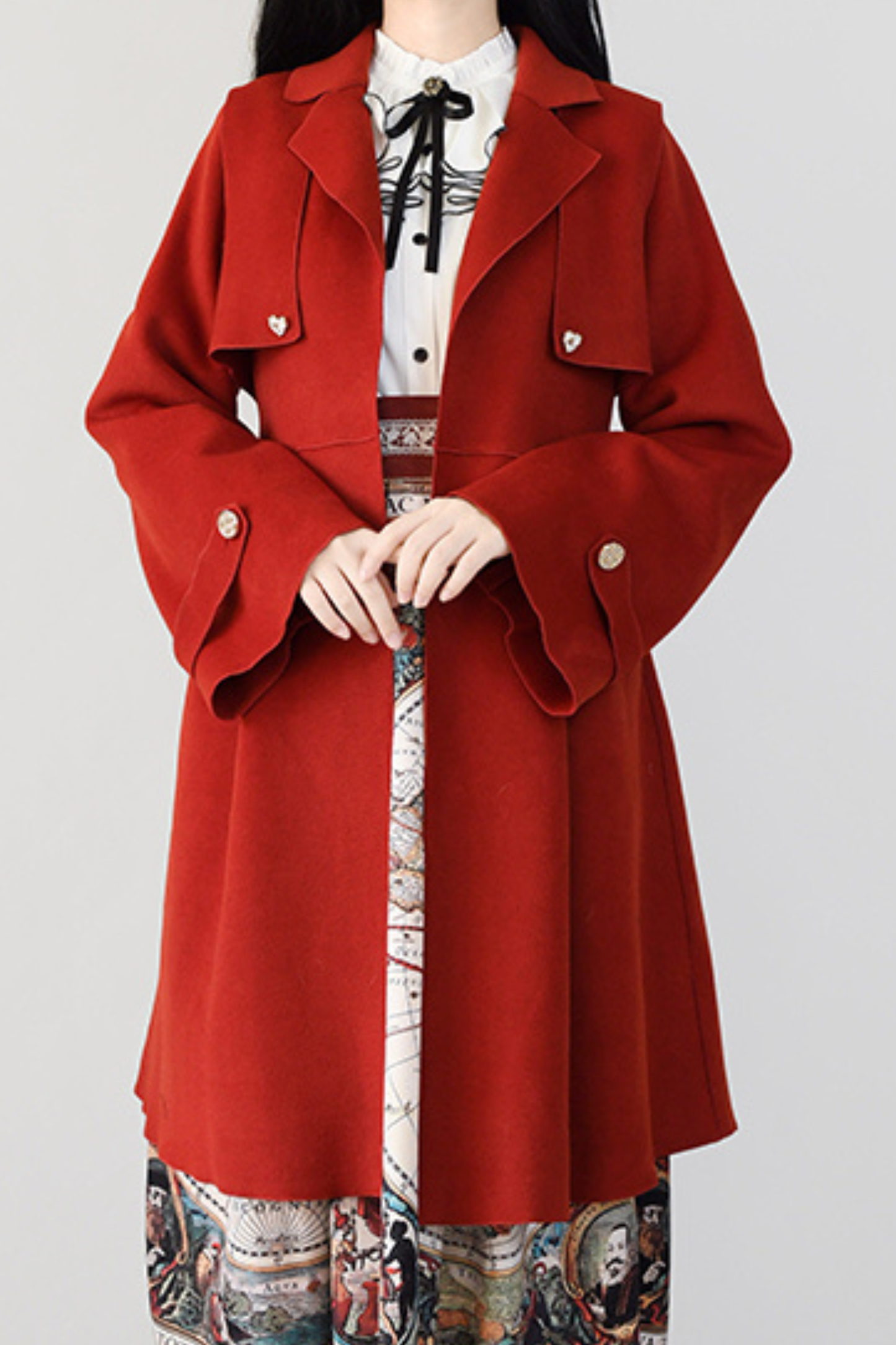 オールウールウィンターコート