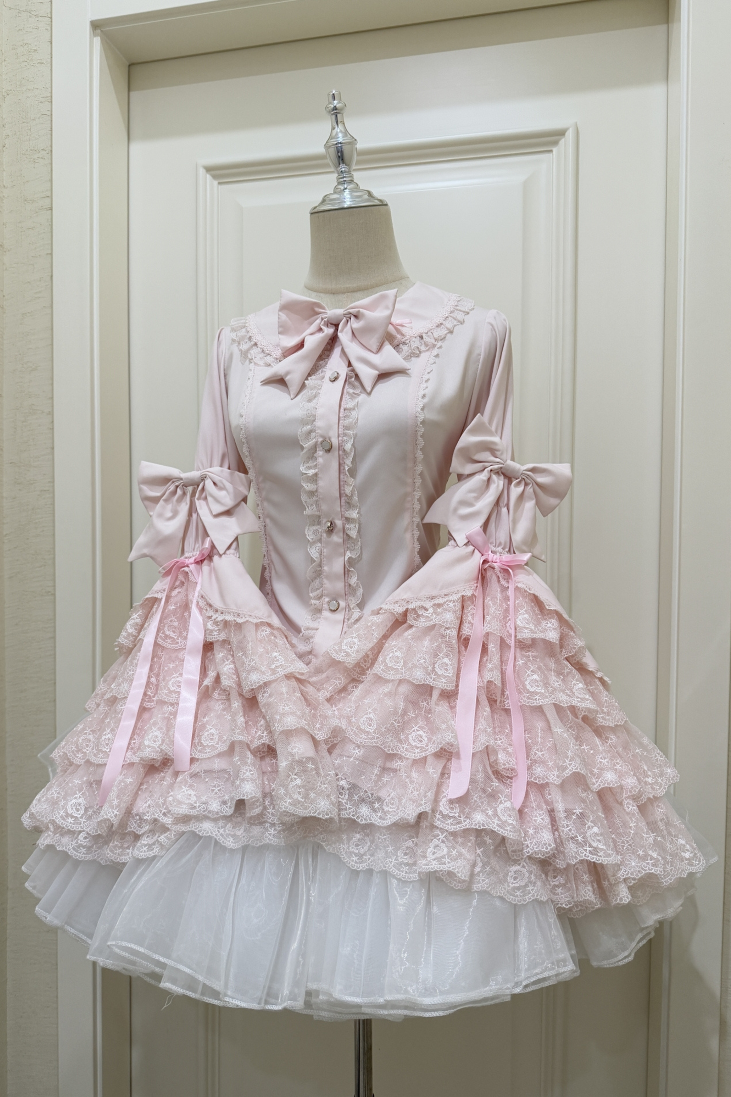 プリンセスリボンフリルスリーブシャツ