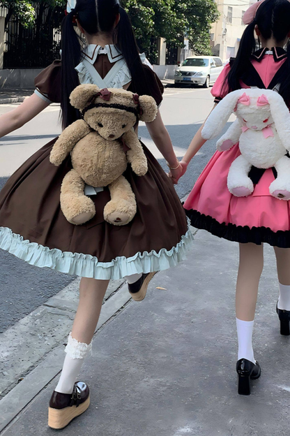 Mint Blackberry Lolita Dress + Apron + Tie