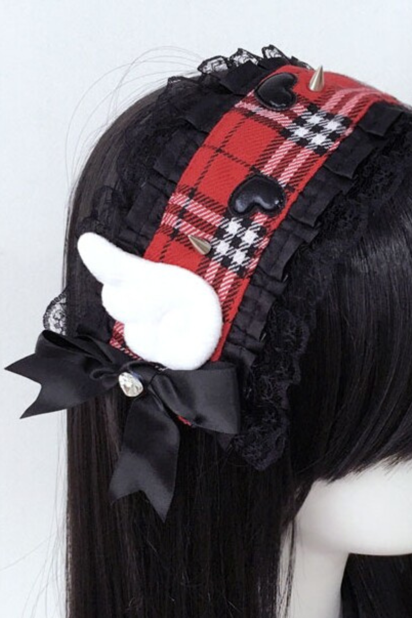 チェックウィングヘッドバンド