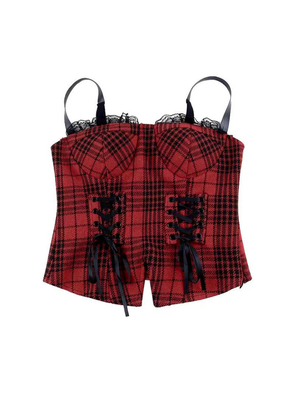 Rock Girl Red Camisole + Gothic Tulle Cake Skirt