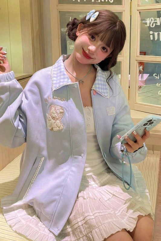 チェックパッチワークジャケット