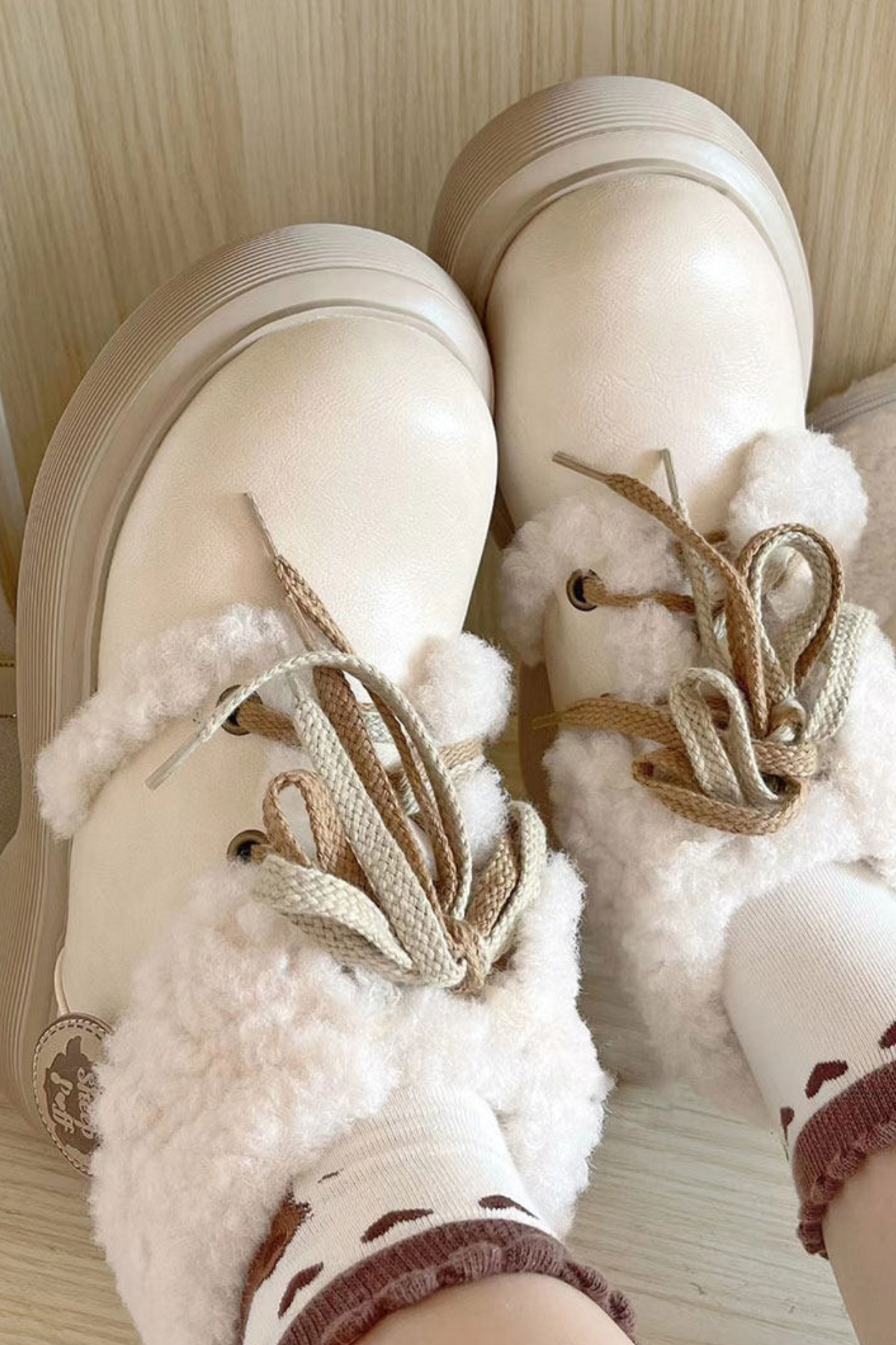 Retro Plush Snow Boots