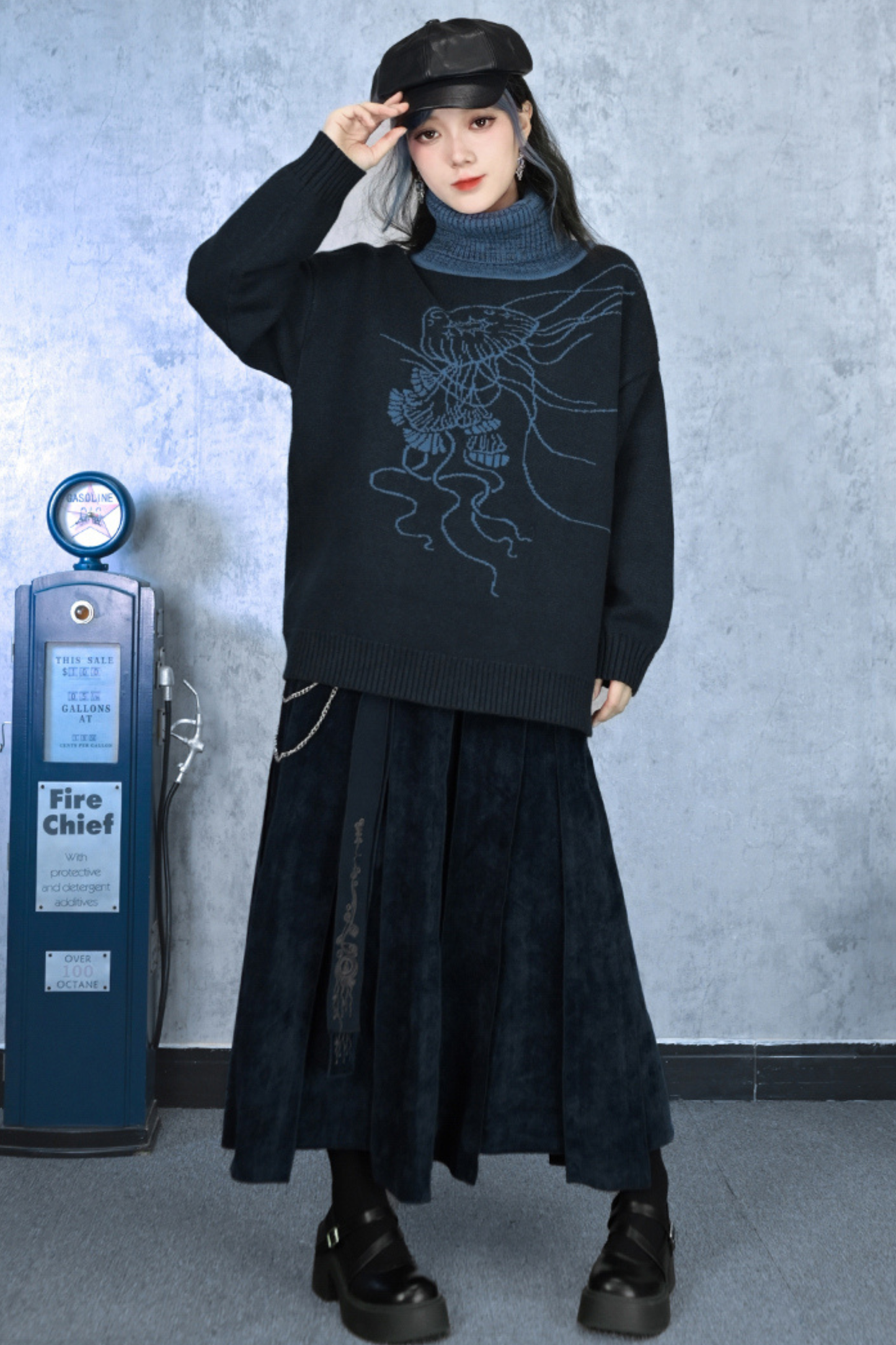 Retro Turtleneck Sweater