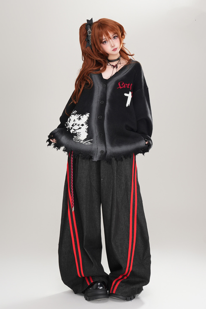 ナイトローズニットカーディガン