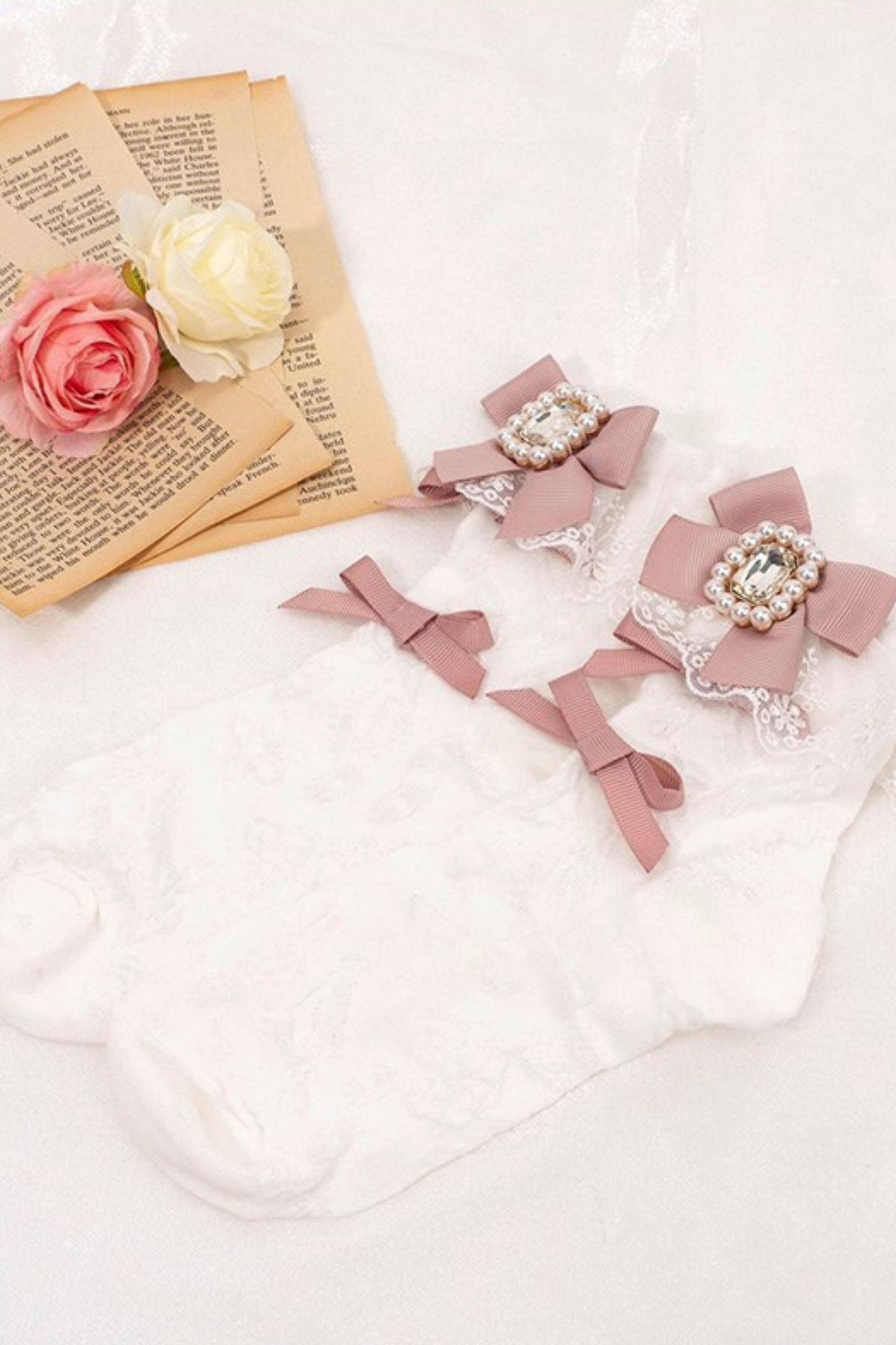 リボンレースロリータソックス