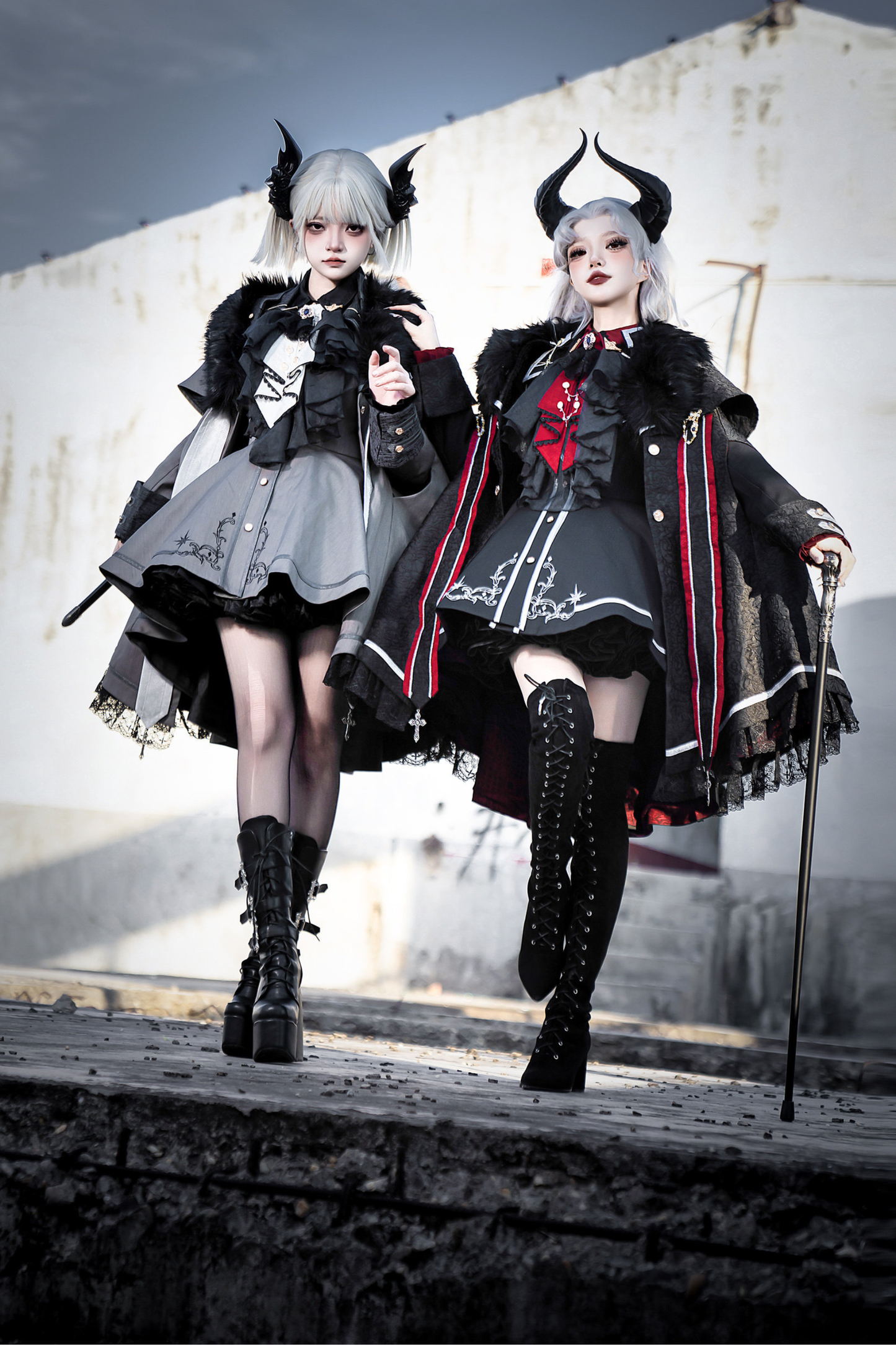 Fantasy Prince Army Coat + Cape + Shirt