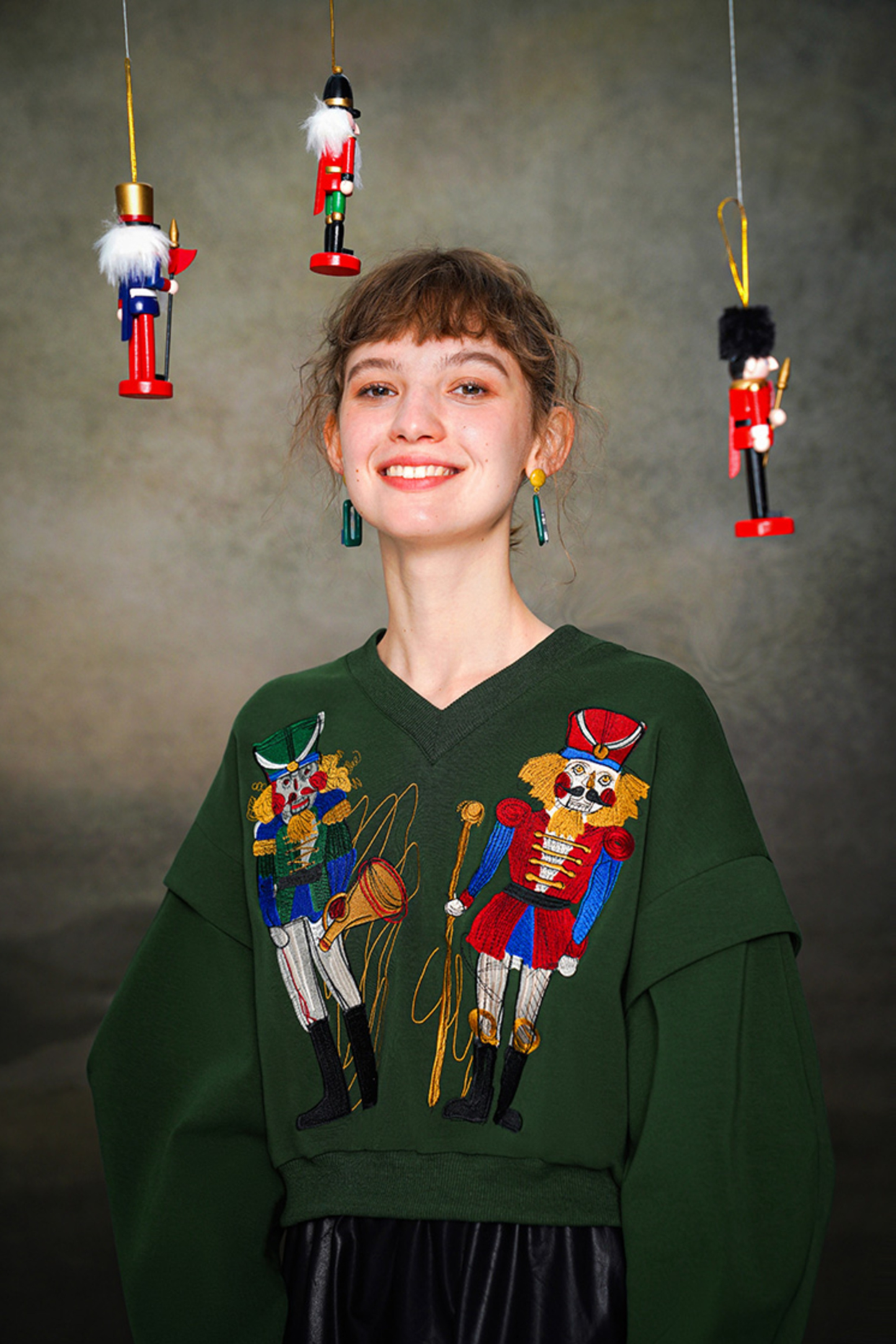 Retro Toy Wide V-Neck Top