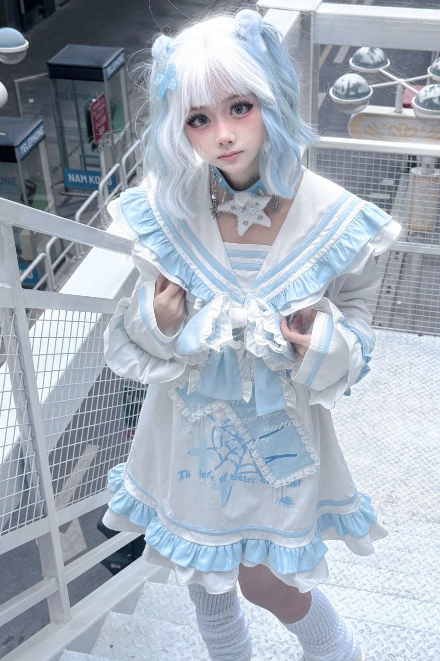 【天使界隈】フリルセーラーサブカルワンピース