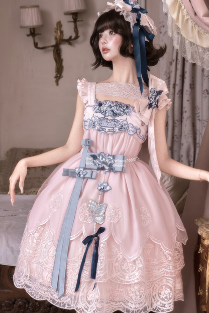 スイートチャイナサスペンダードレス