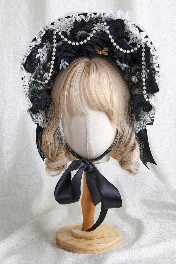 プリンセスティーパーティーロリータボンネット