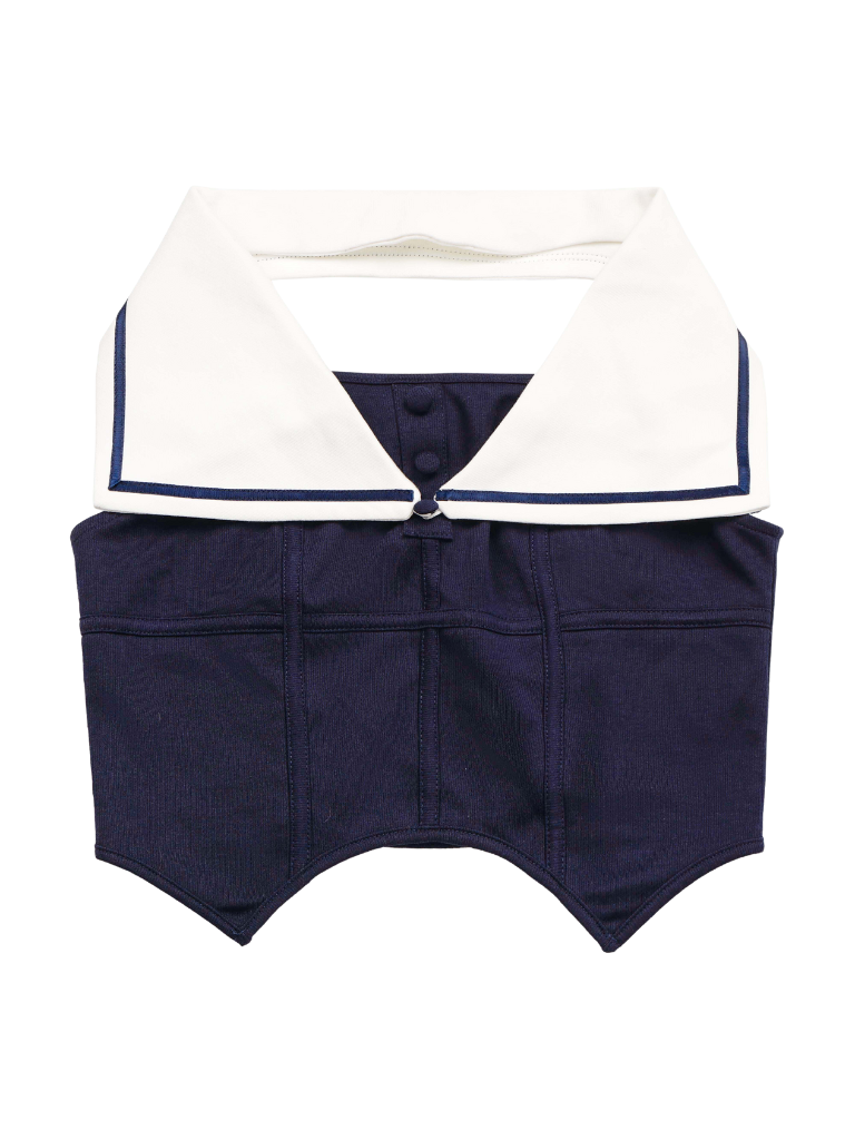 Sailor Girl Summer Sports Leisure Shoulder Suit + One Piece