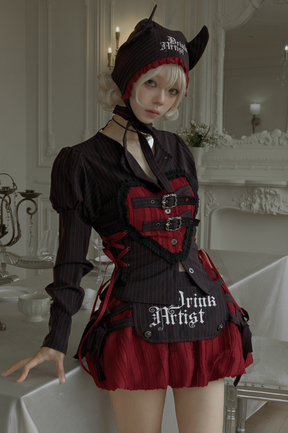 Gothic Devil Cat Ear Hat