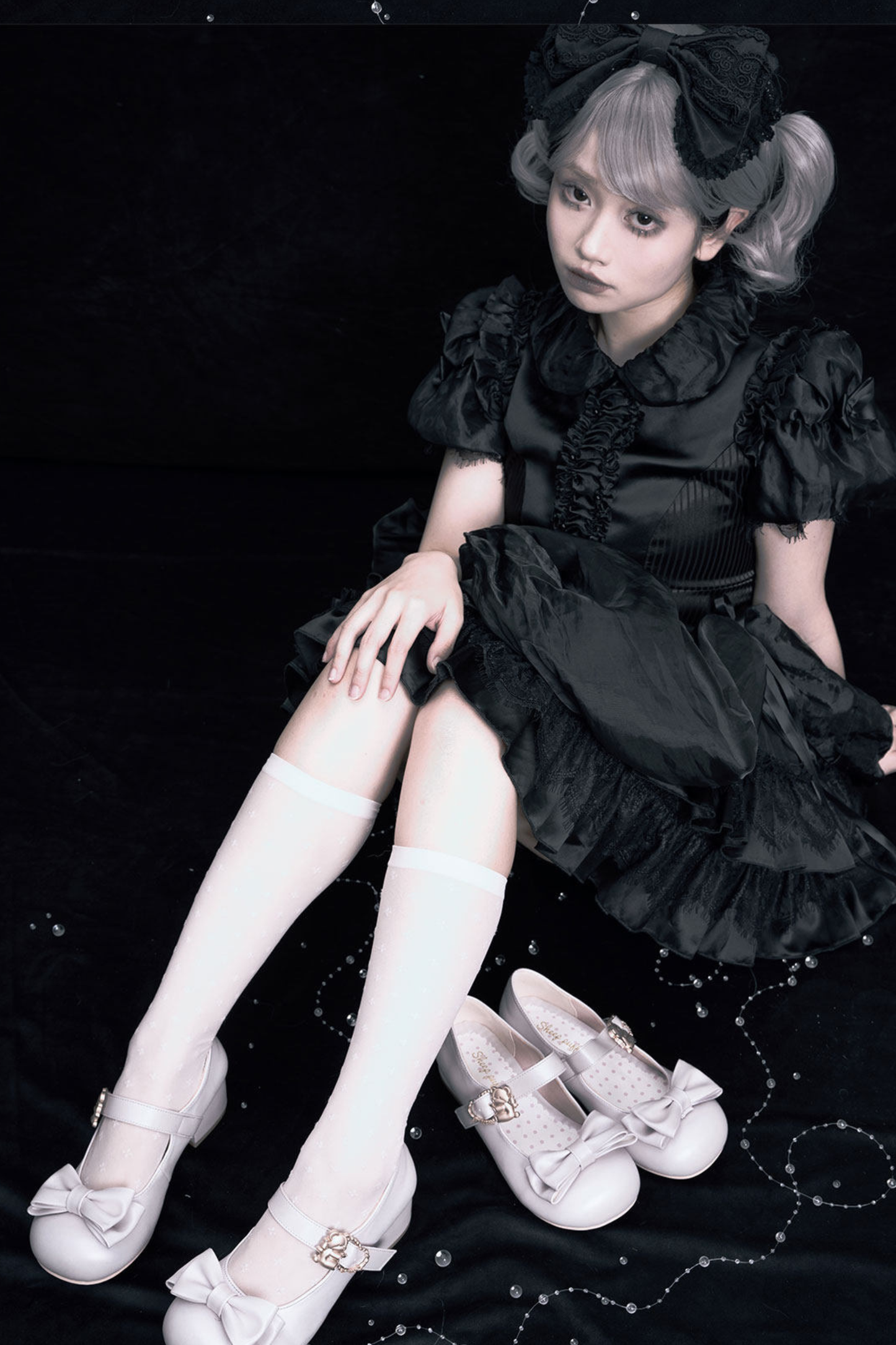 Satin Sheep Puff Shoes