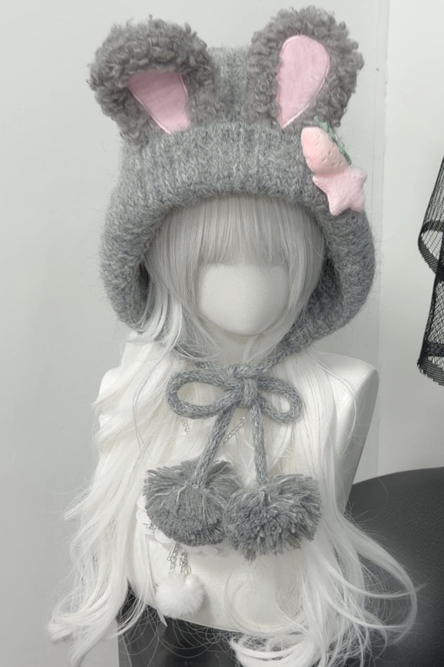Rabbit Ear Knit Hat