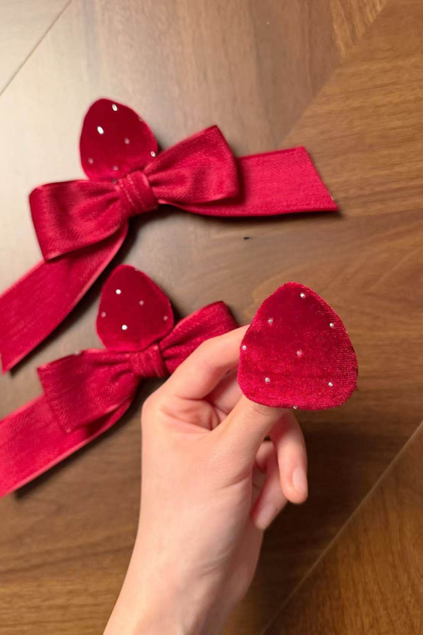 Strawberry Cream Doll Lolita Dress + Strawberry Ribbon