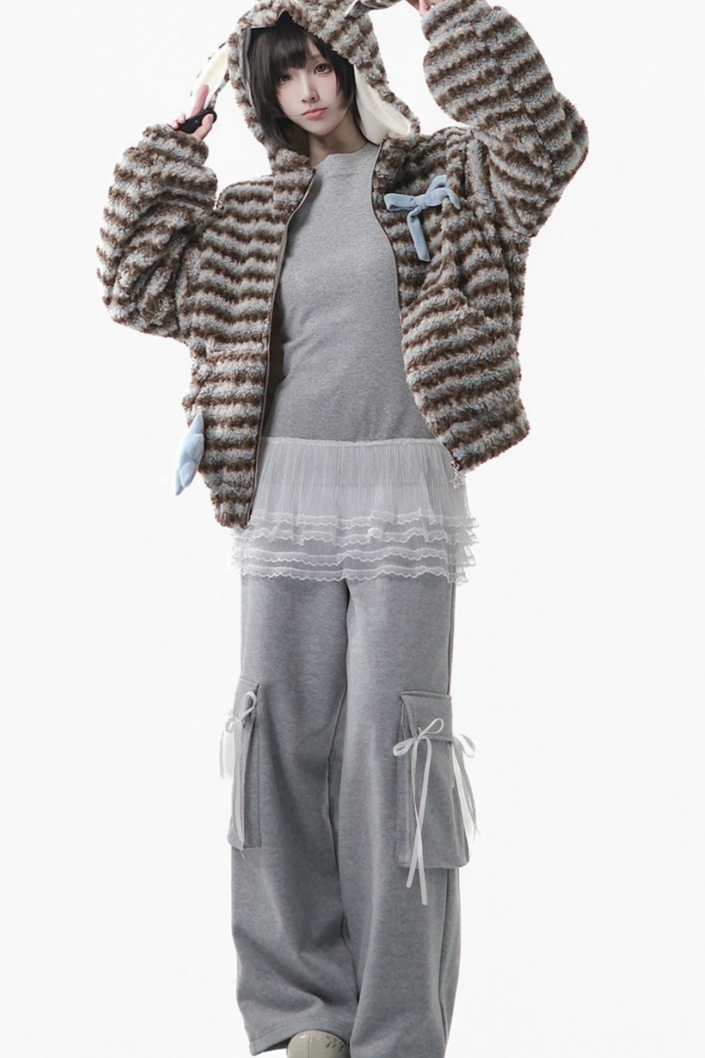 ユニコーンフロックドジャケット+トップス+パンツ