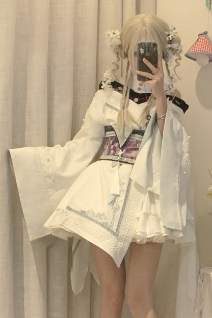 Dragon's Breath Lolita Dress + Corset + Fake Collar