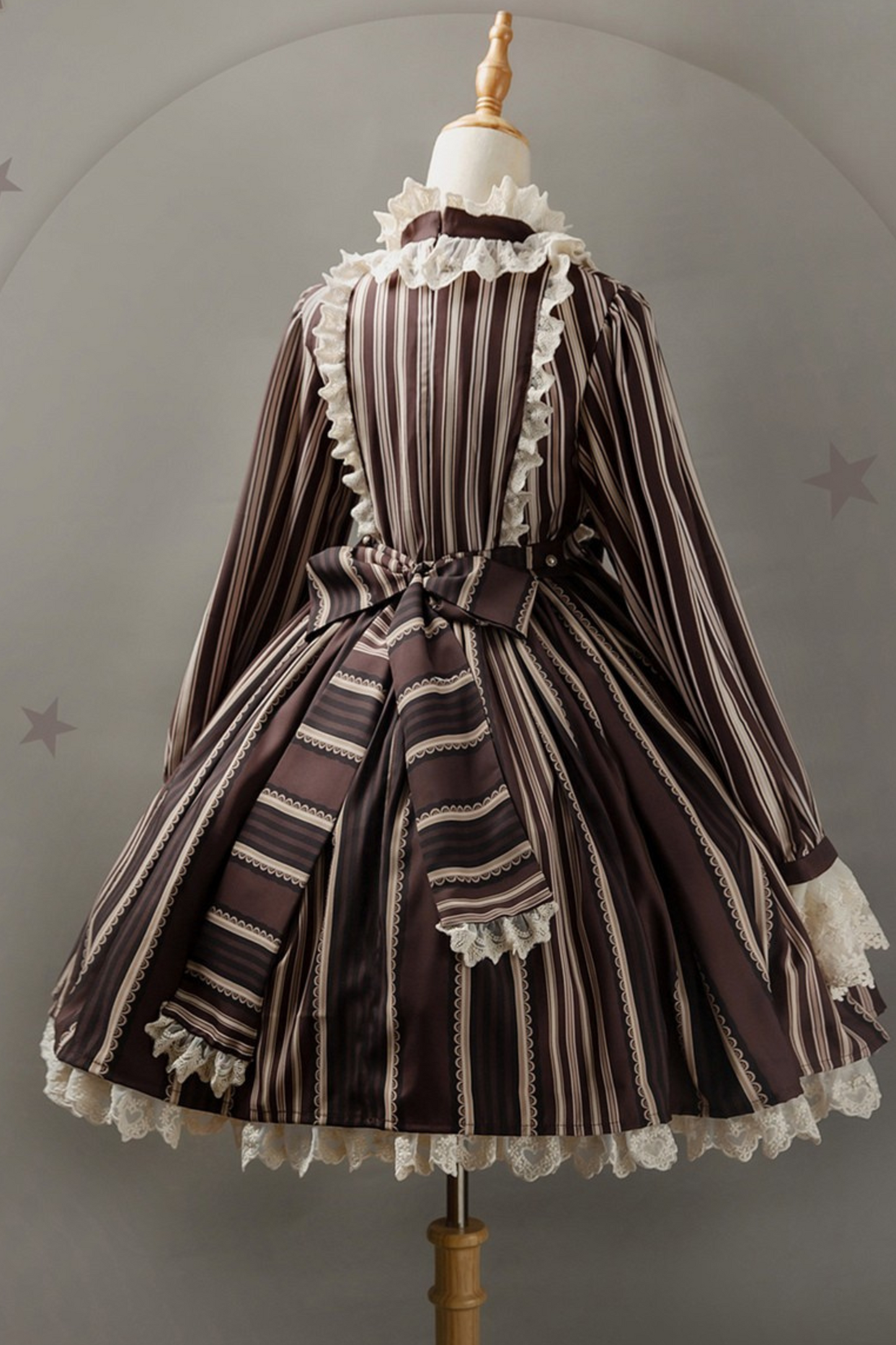 Bistro Striped Drop Lolita Dress