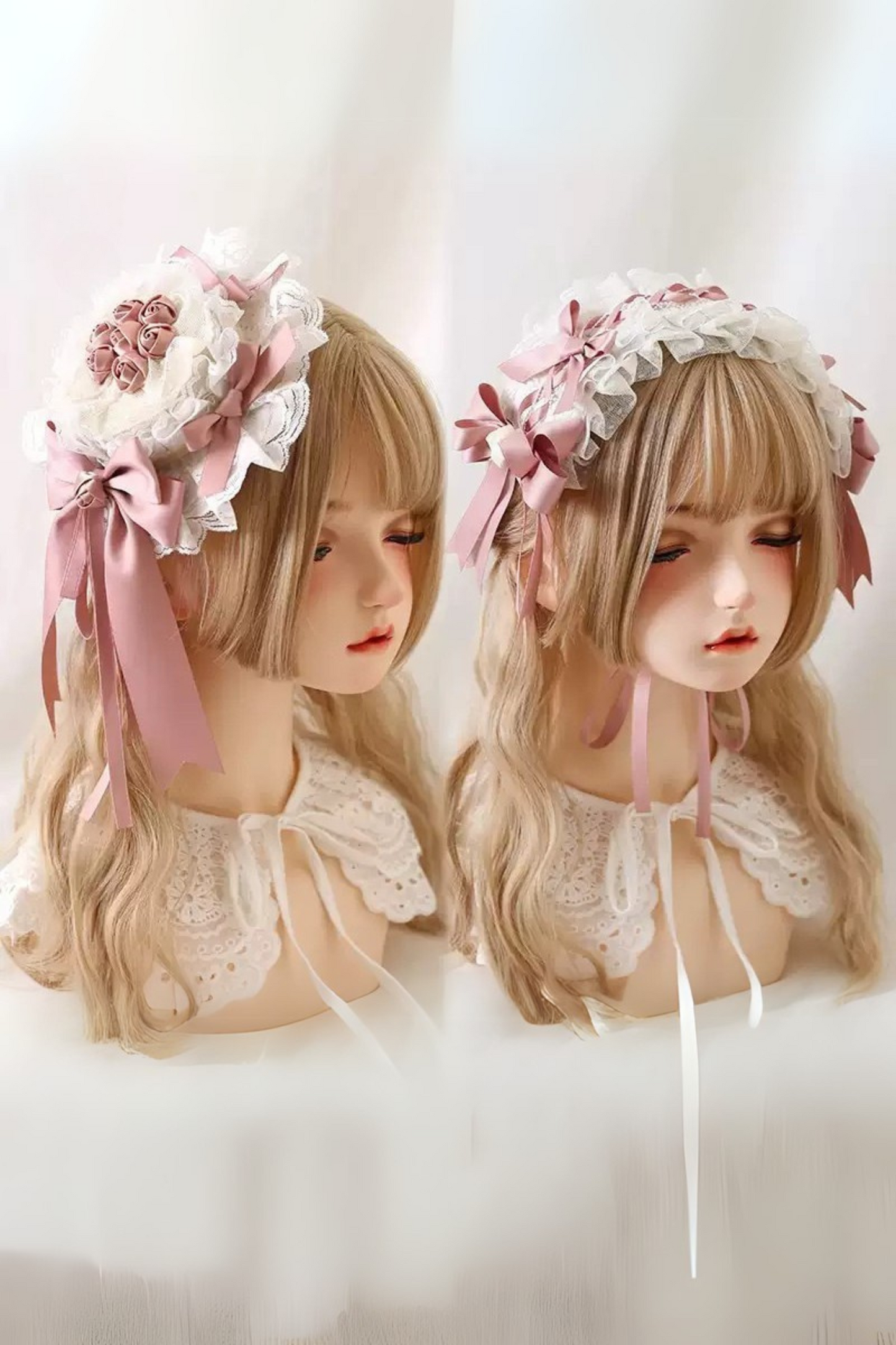 Girly Pink Ruffle Lolita Accessories