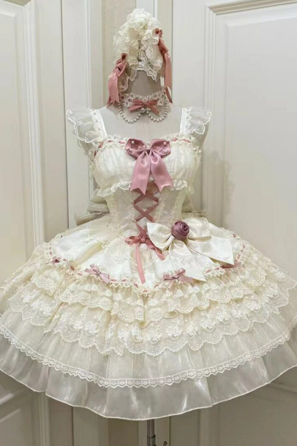 Princess Cute Sweet Lolita Dress + Tail