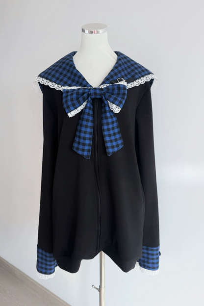 電波チェックセーラートップス