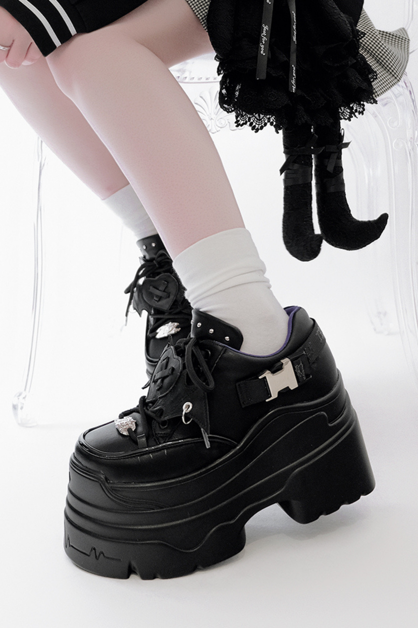 Sweet Cool Muffin Punk Platform Shoes