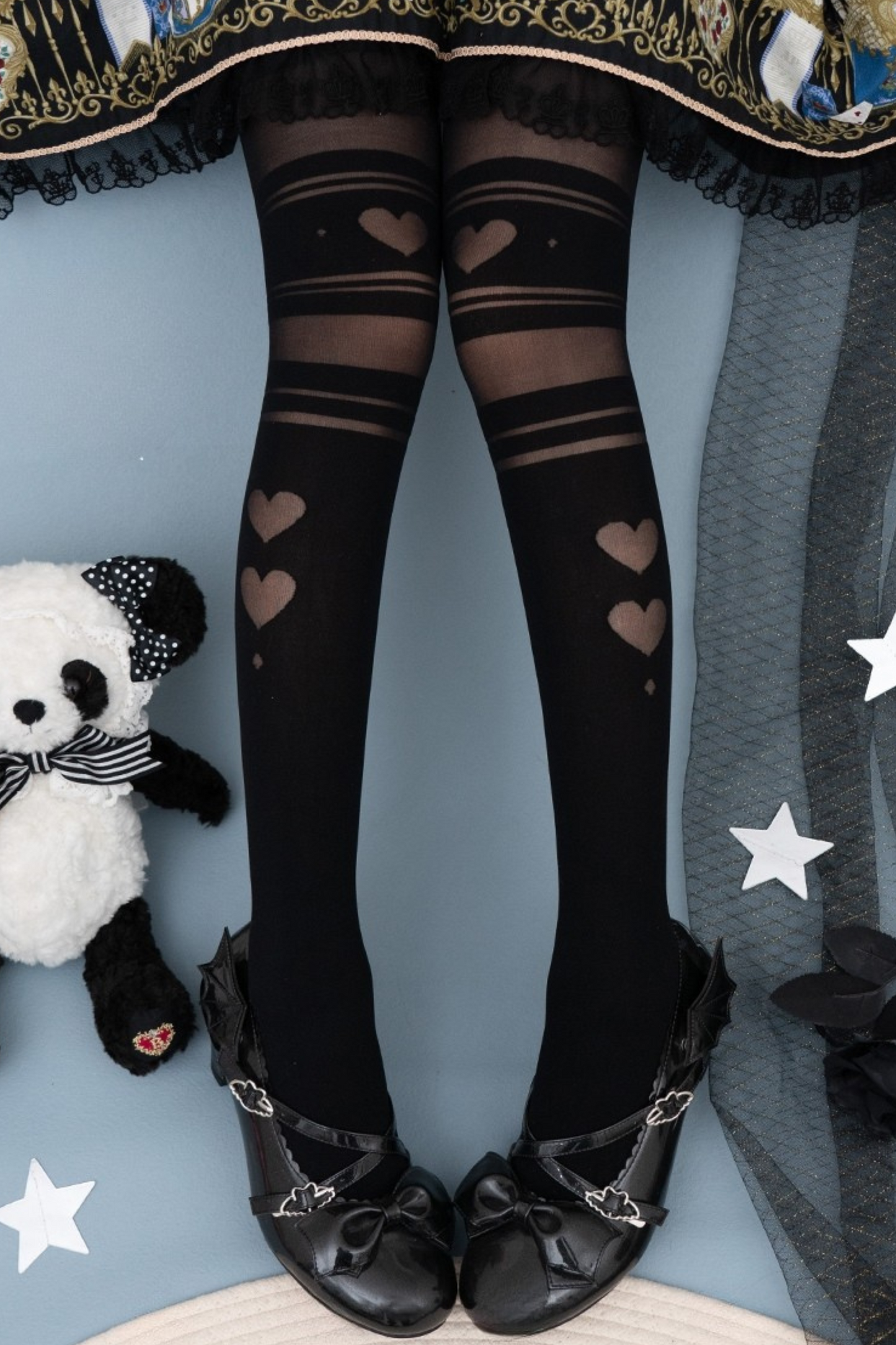 Heart Shear Tights