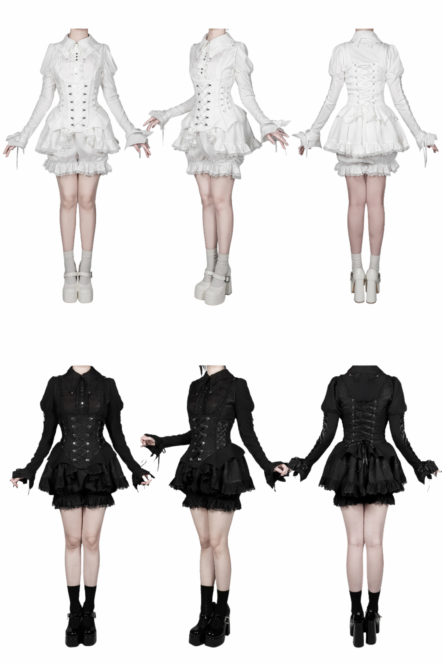 [Deadline for reservations: November 19] Camilla Spider Web Bat Gothic Dark Series Dress Full Set + Setup Full Set