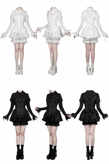 [Deadline for reservations: November 19] Camilla Spider Web Bat Gothic Dark Series Dress Full Set + Setup Full Set