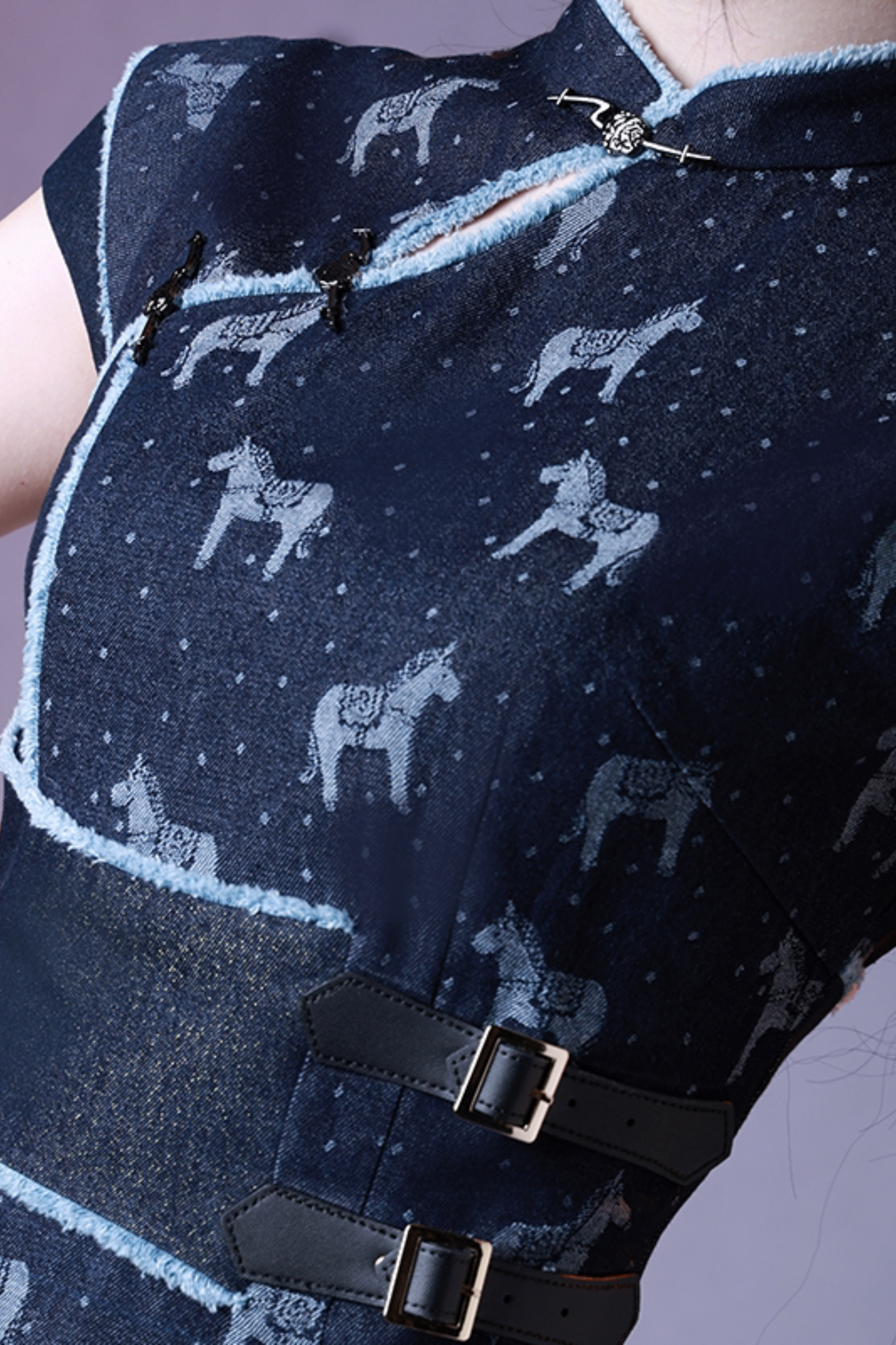 Street Punk Denim Dress