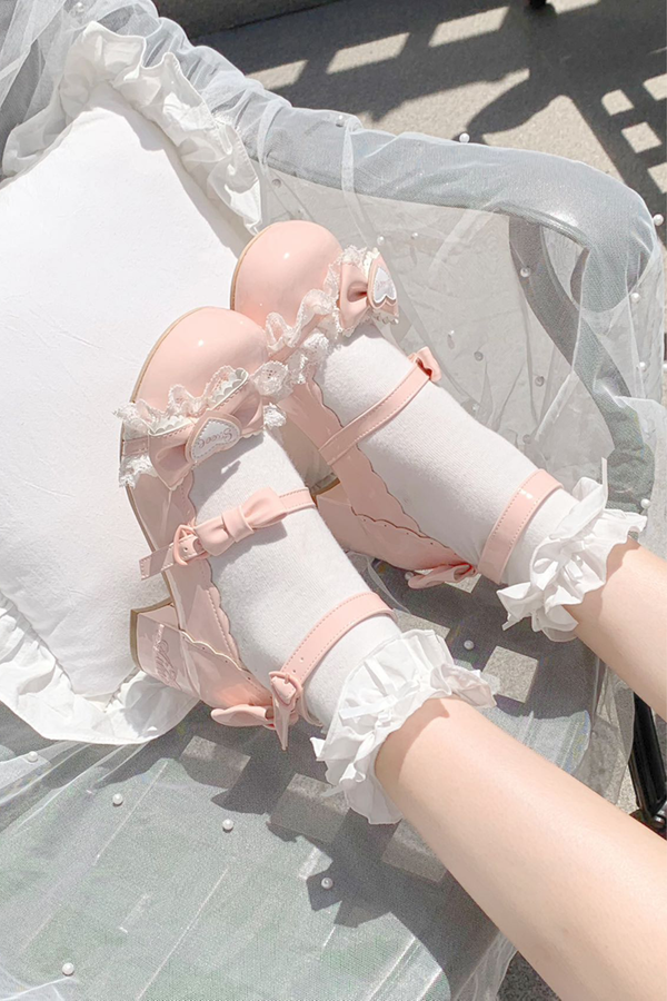 レースリボンロリータシューズ