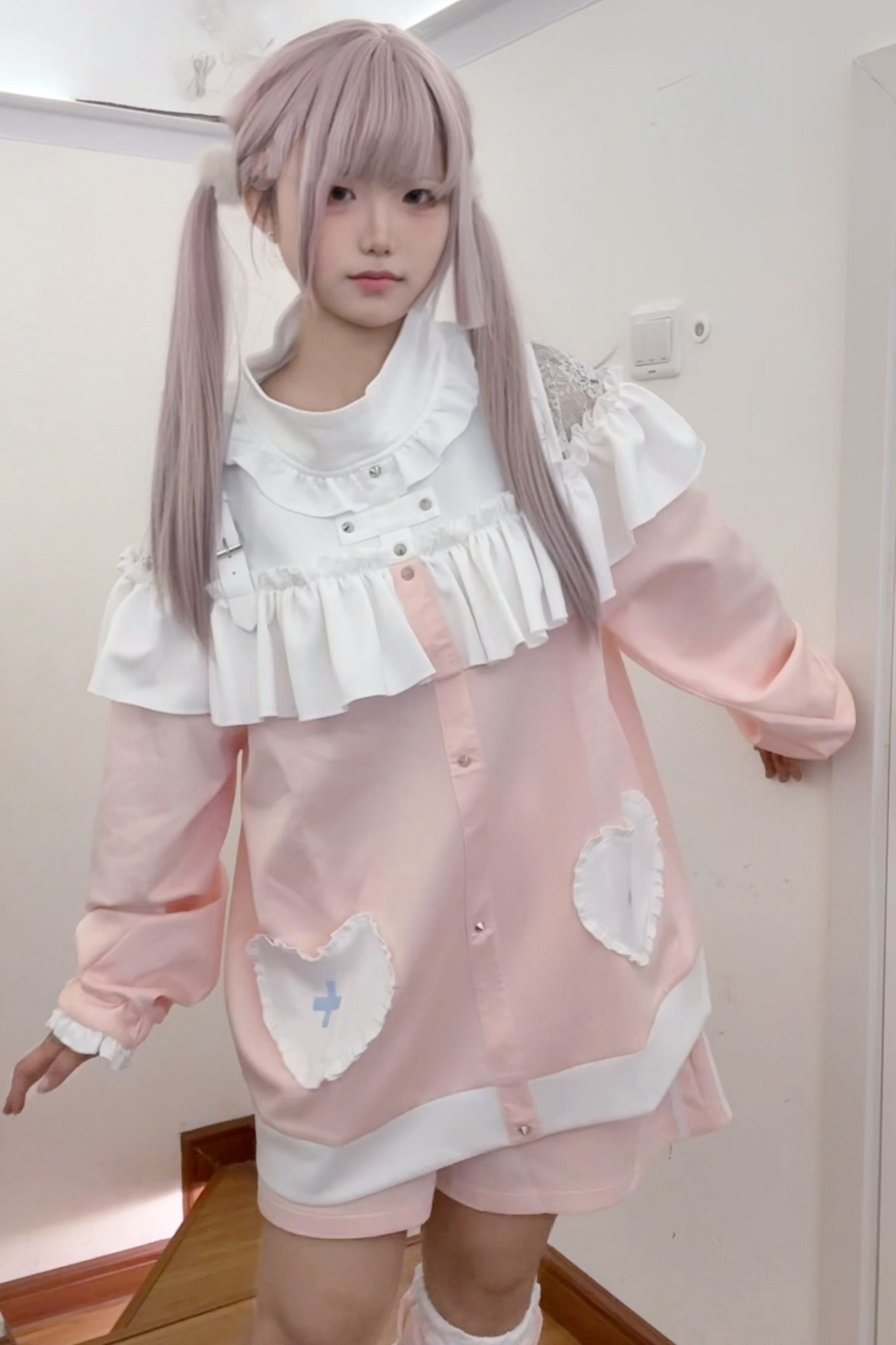 サブカルチャーレースピンキージャケット