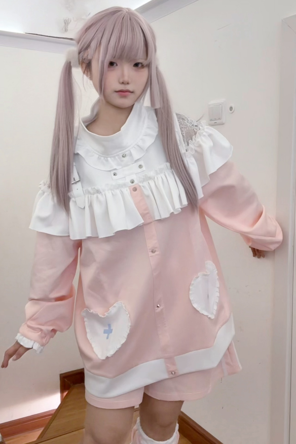 サブカルチャーレースピンキージャケット