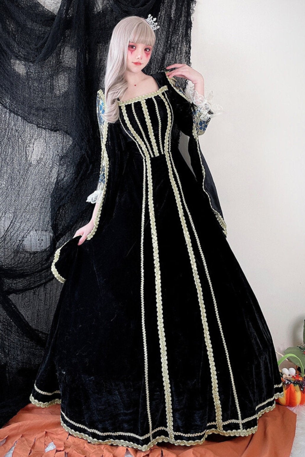 Retro Queen Witch Cosplay Dress