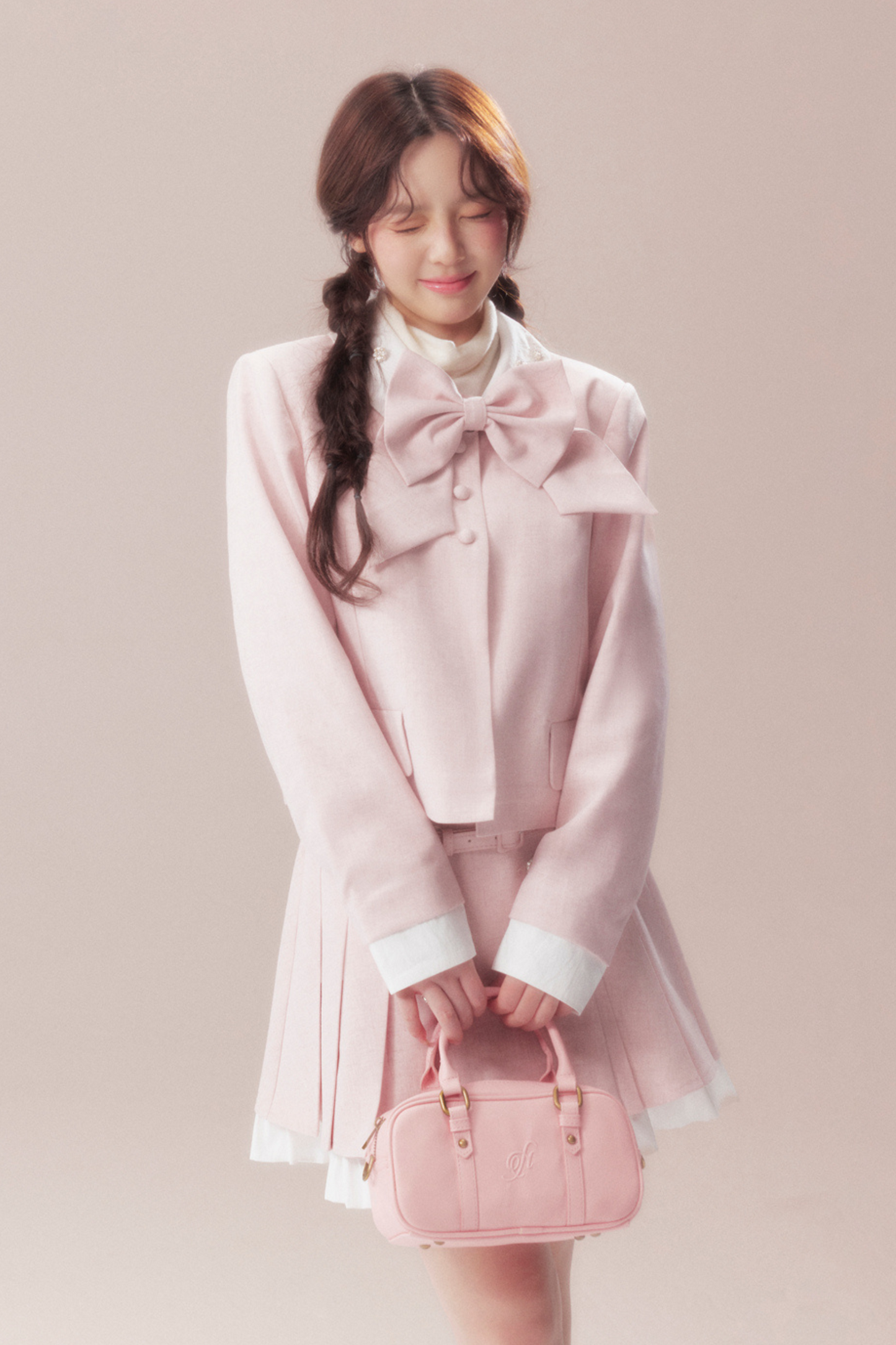 スイートリボンジャケット+プリーツスカート