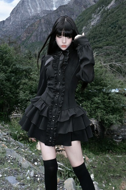 ナイトビジットゴシックレトロドレス