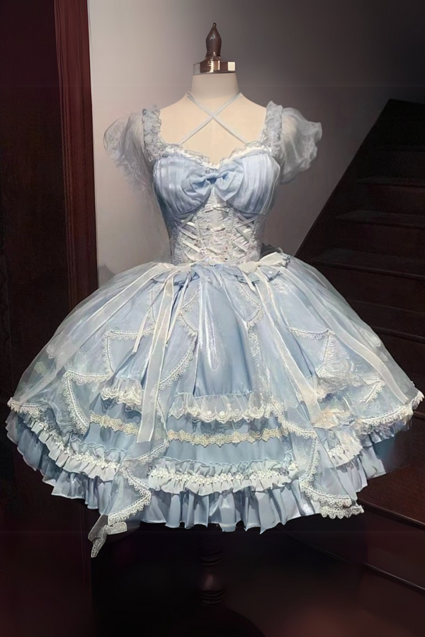 Fantasy Lace-Up Design Princess Lolita Dress