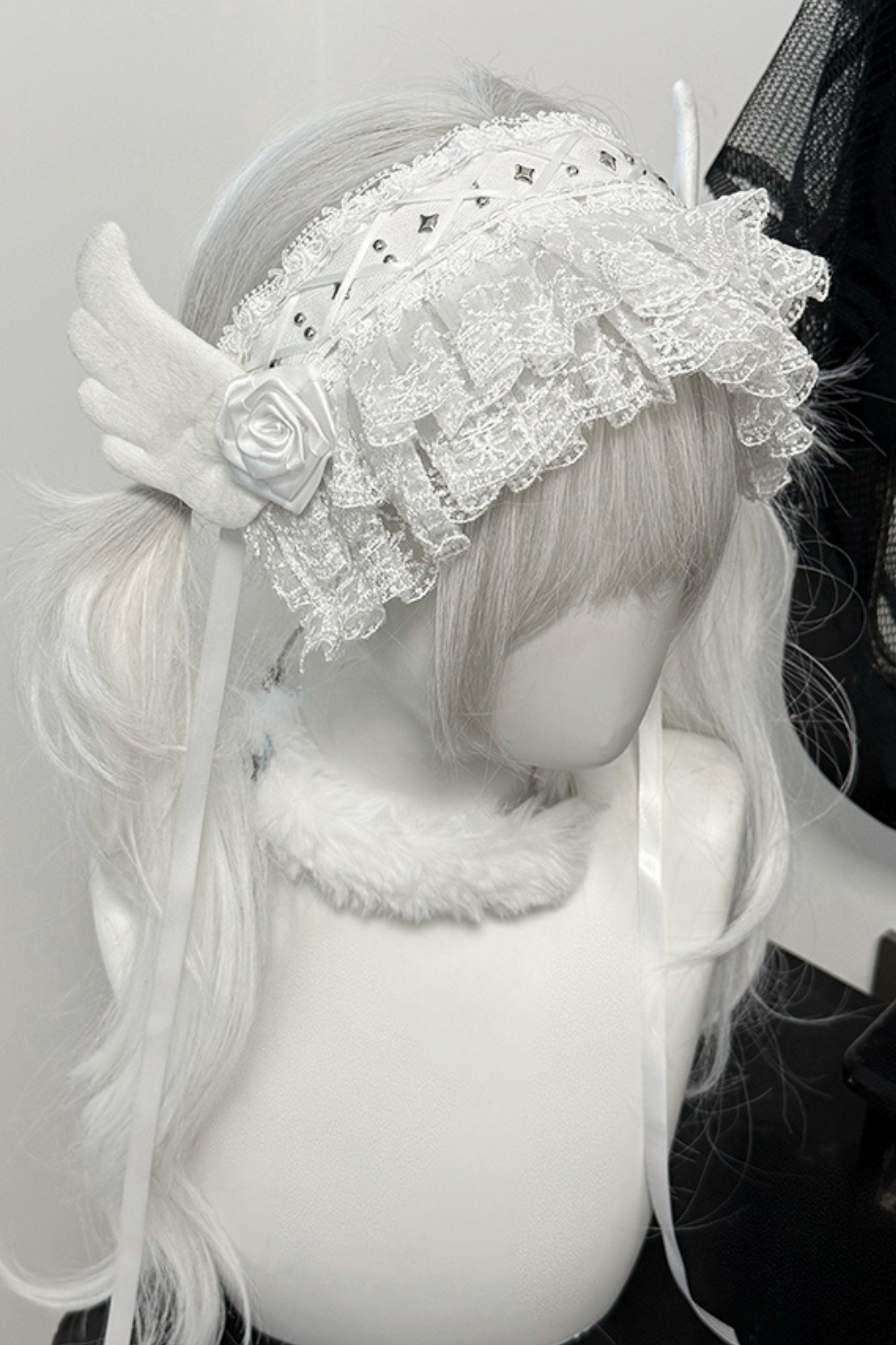 Subculture White Gothic Headband