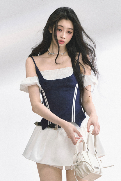 Hot Girl Suspender Tops