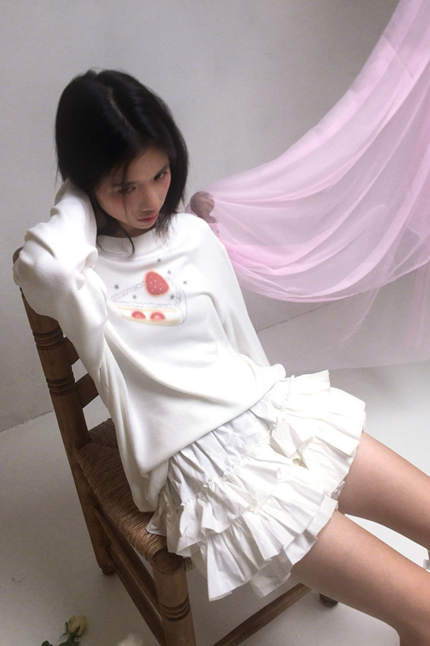 Strawberry Cake Print Top