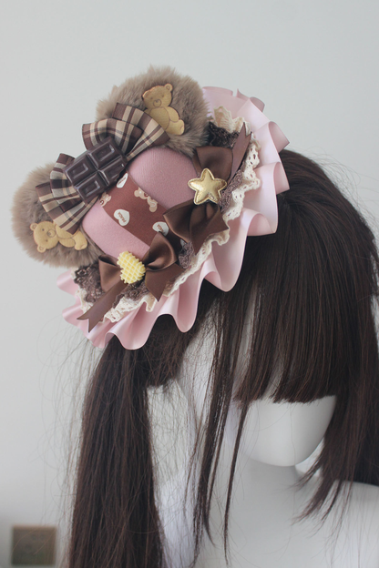 ストロベリーチョコレートロリータヘアアクセサリー