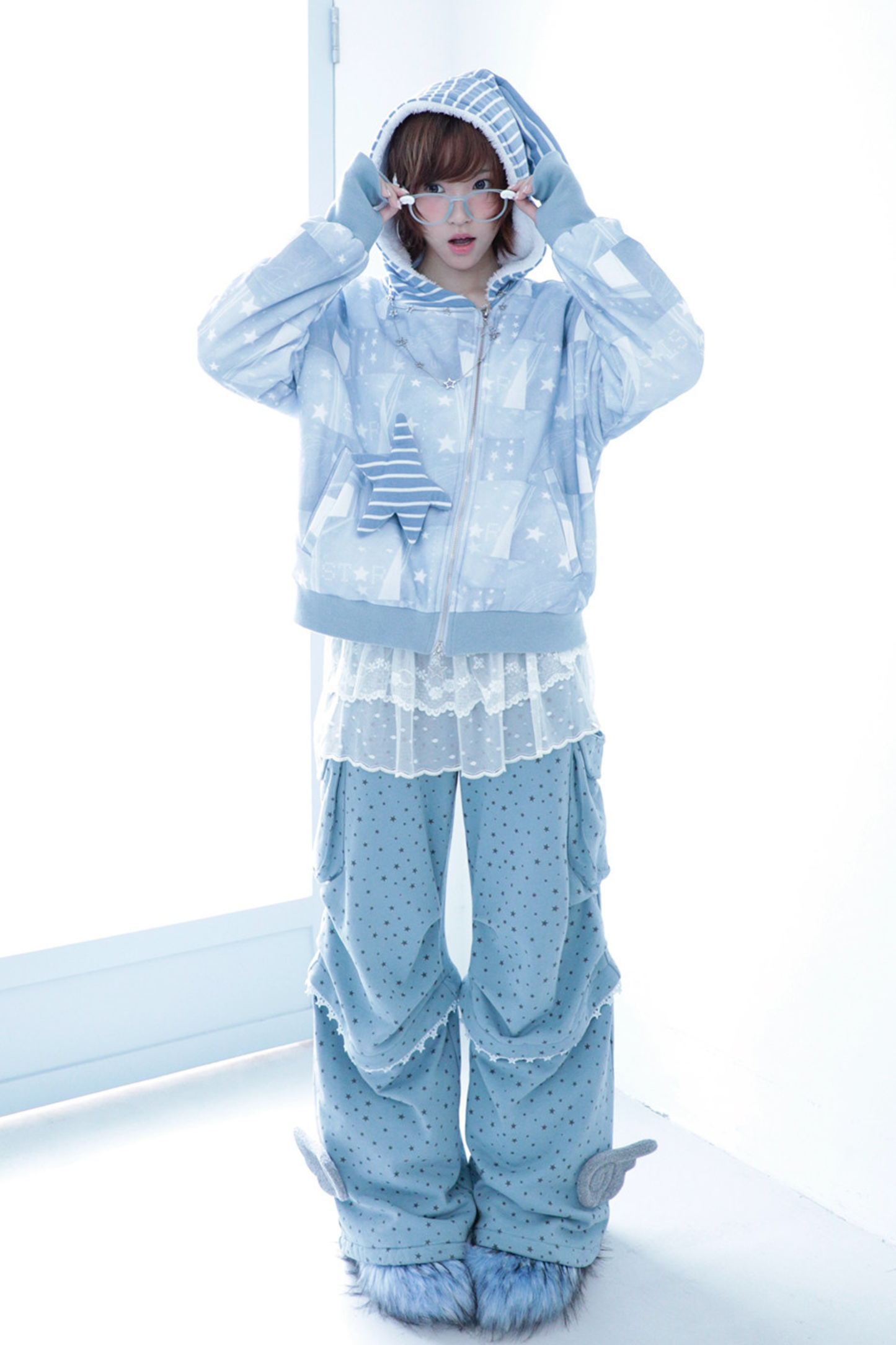 ドリームコアエンジェルウィングスカーゴパンツ