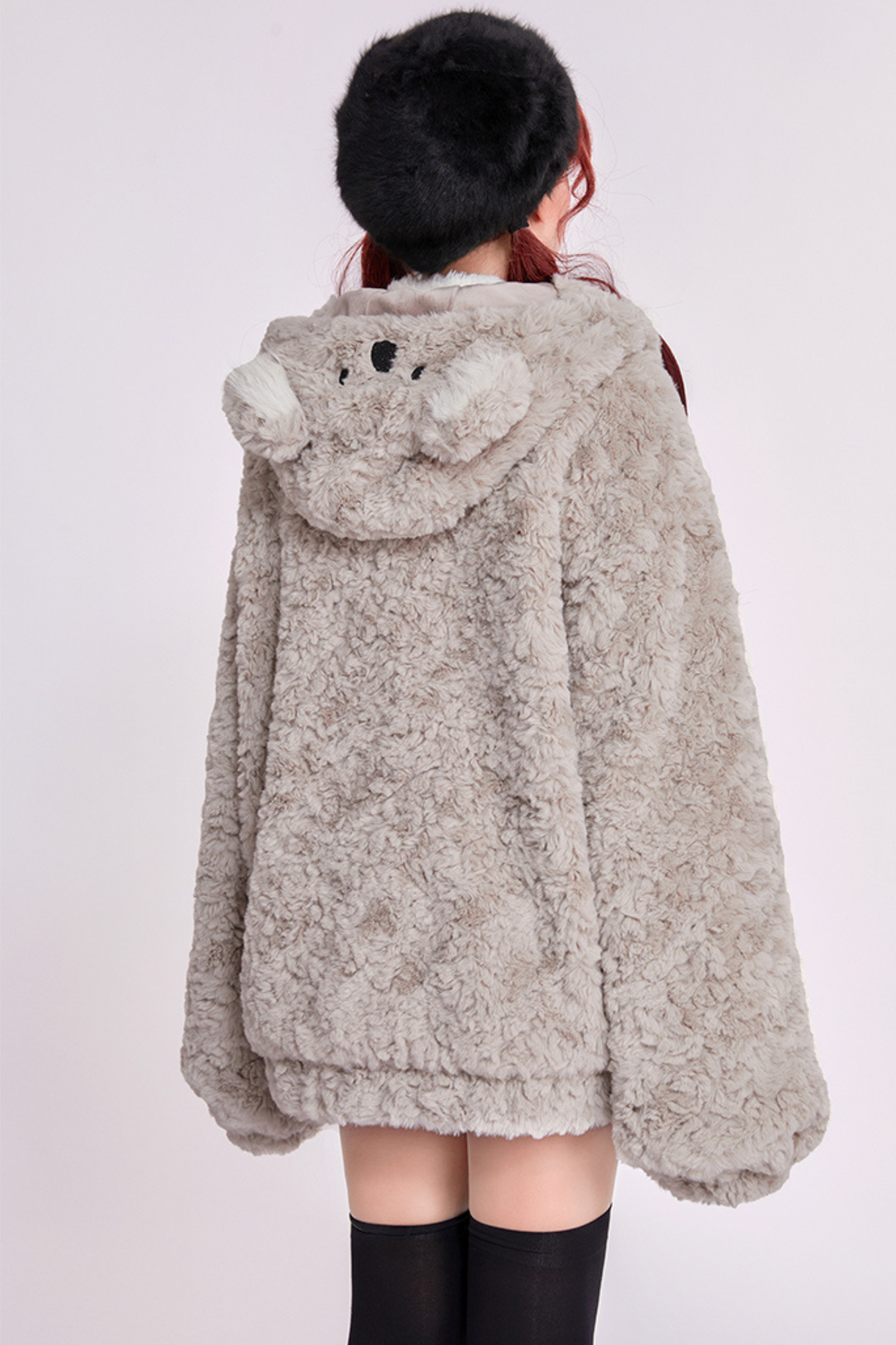 アニマルフード付きコート