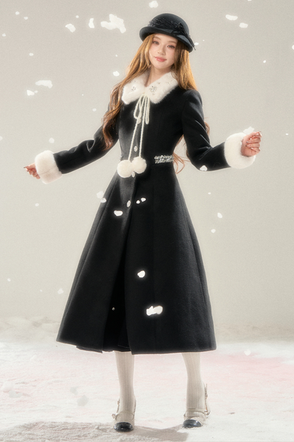 French Chic Hepburn Long Coat