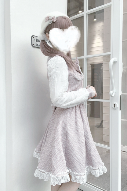 Doll World Ribbon Tweed Dress