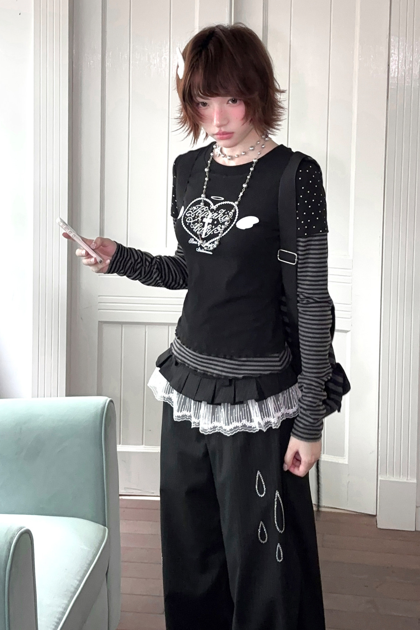 Heart Angel Paradise Top + Wide Pants