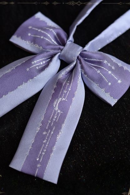 Galaxy ribbon tie