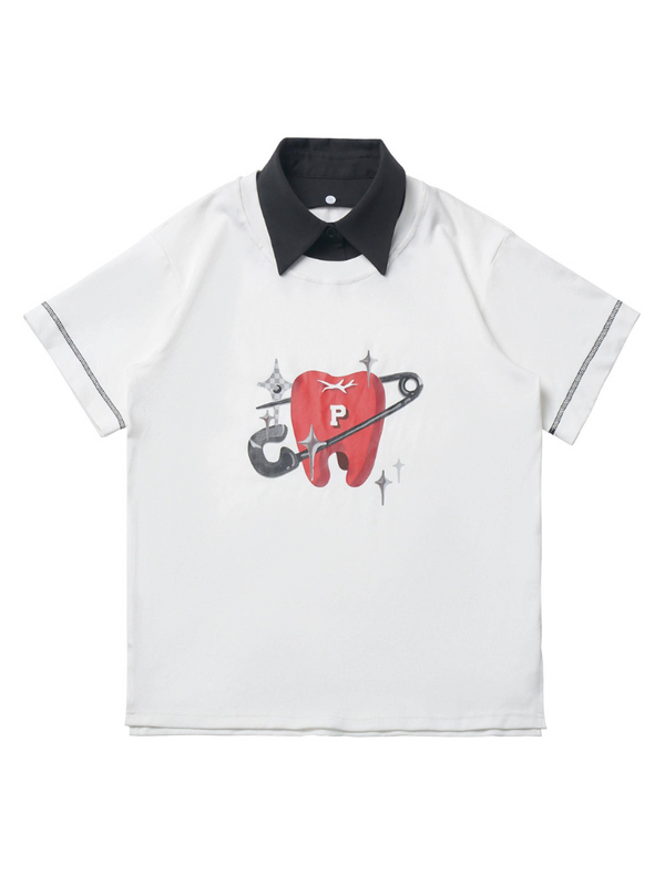 フェアリーテールティースTシャツ＋バドキュロットカジュアルスーツ