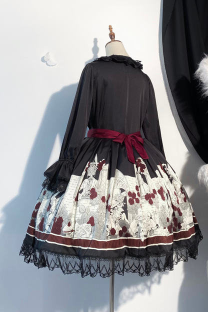 暗闇のアリスドールロリータドレス